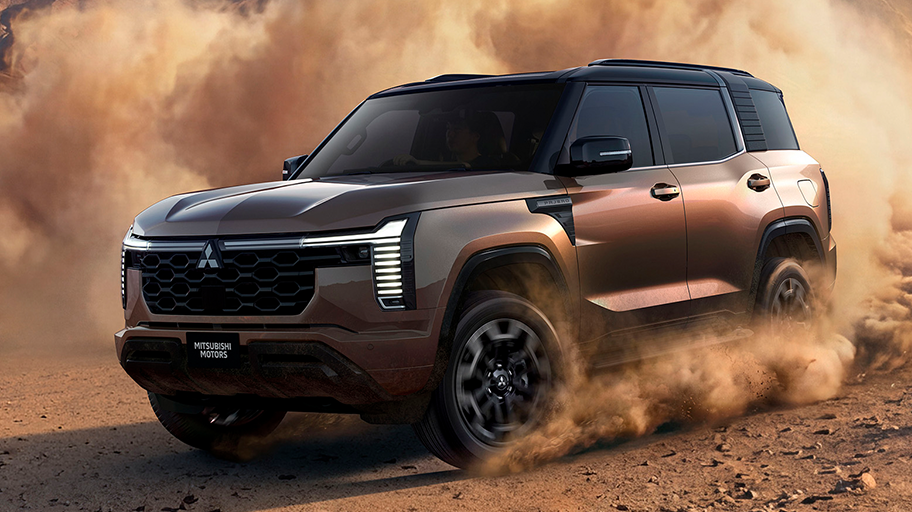 新型PAJERO S-AWC 走行イメージ